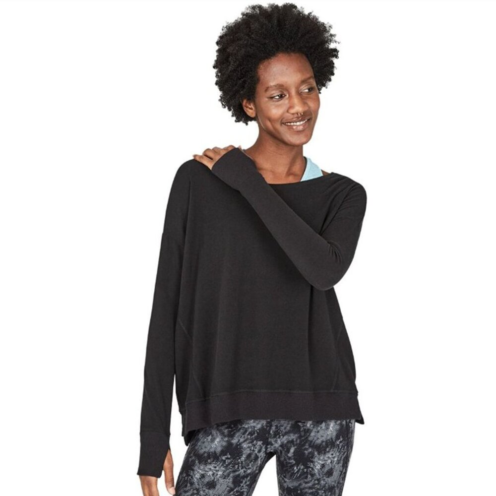 SWEATY BETTY Luxe Simhasana Sweatshirt Size XS